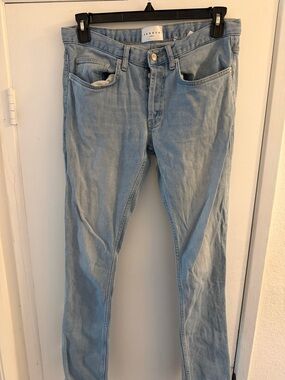 Sandro Light Blue Men’s Straight Jeans